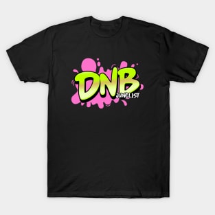 DNB - Junglist Splat (pink/green) T-Shirt